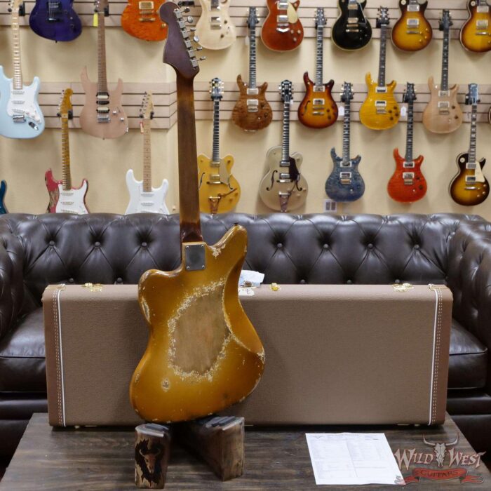 Fender Custom Shop Vincent Van Trigt Masterbuilt 1962 Jazzmaster Ultra Relic Lollar Pickups Aged Olympic White - Image 10