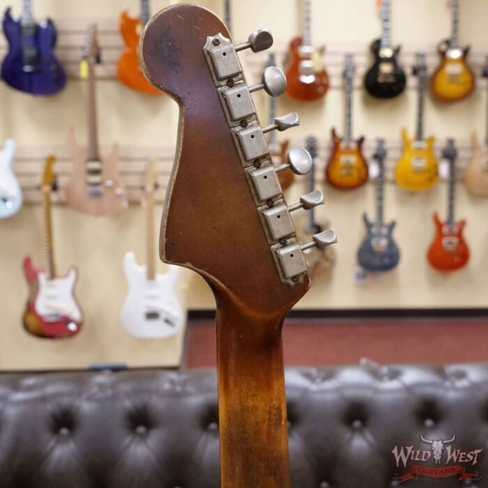 Fender Custom Shop Vincent Van Trigt Masterbuilt 1962 Jazzmaster Ultra Relic Lollar Pickups Aged Olympic White - Image 11