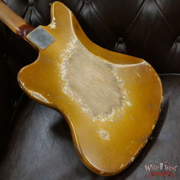 Fender Custom Shop Vincent Van Trigt Masterbuilt 1962 Jazzmaster Ultra Relic Lollar Pickups Aged Olympic White - Image 12