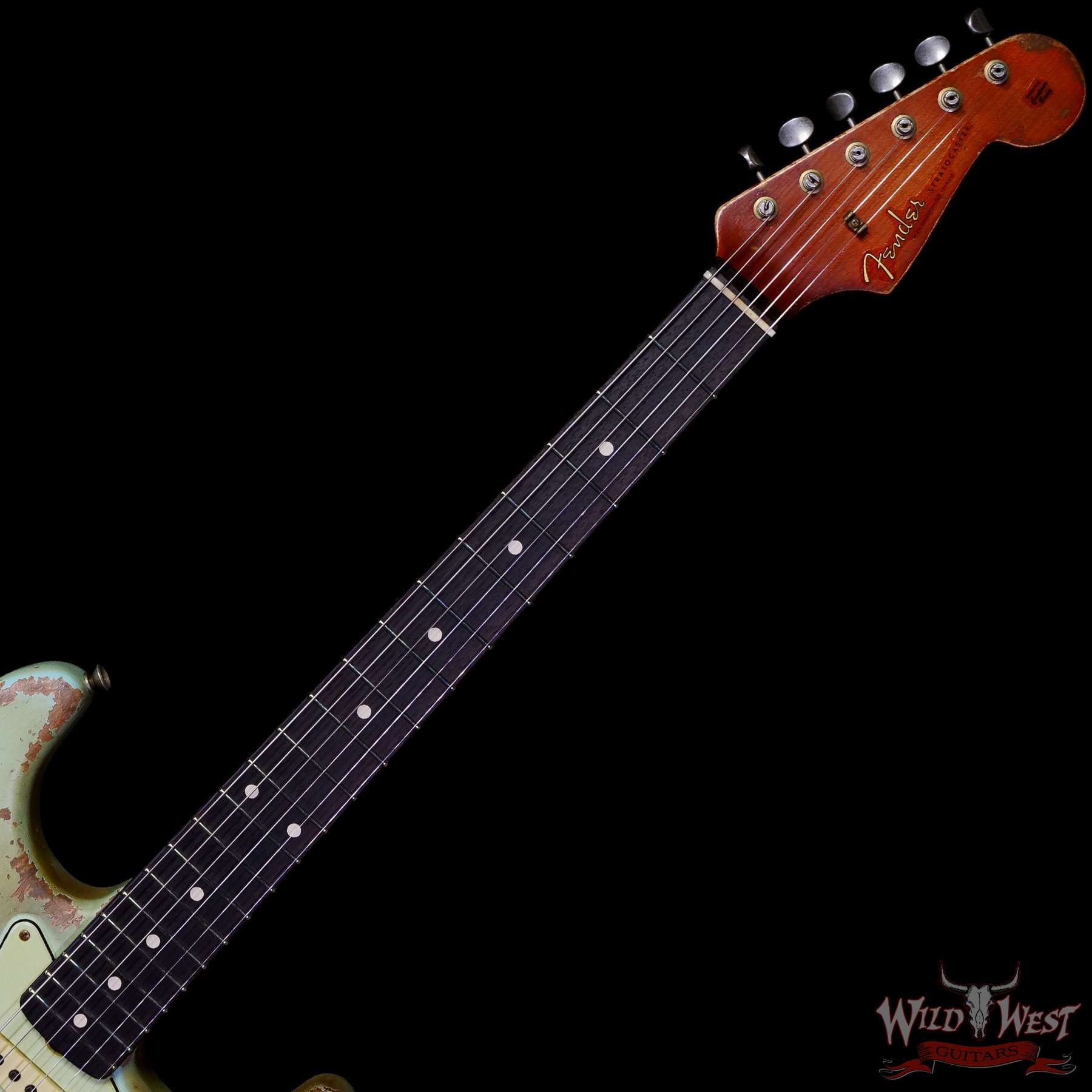 fendercs-mbvvt-1960strat-r120492-c2__wwg.jpg Fender Custom Shop Vincent Van Trigt Masterbuilt 1960 Stratocaster Heavy Relic Faded Surf Green - Image 4