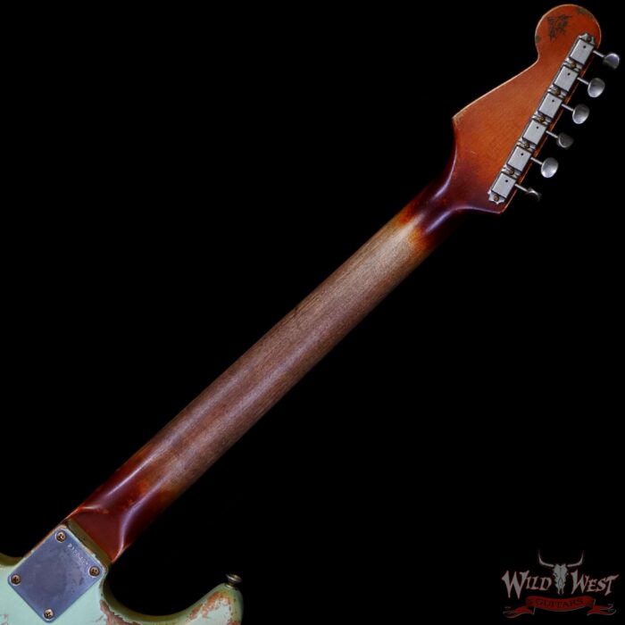 Fender Custom Shop Vincent Van Trigt Masterbuilt 1960 Stratocaster Heavy Relic Faded Surf Green - Image 5