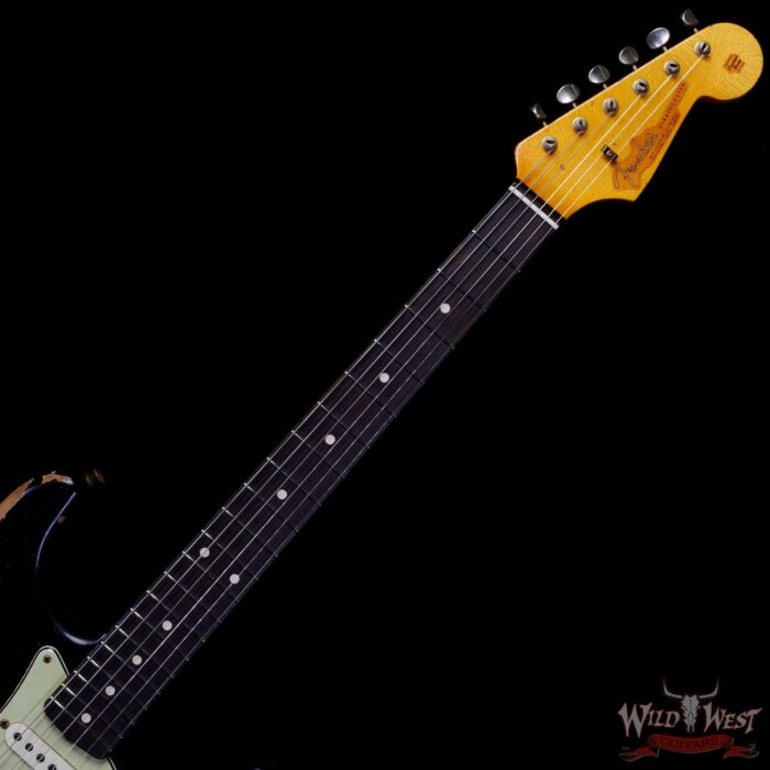 Fender Custom Shop Vincent Van Trigt Masterbuilt 1963 Stratocaster Relic Black Sparkle - Image 4