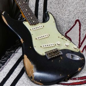 Fender Custom Shop Vincent Van Trigt Masterbuilt 1963 Stratocaster Relic Black Sparkle - Image 8