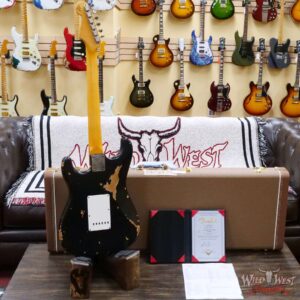Fender Custom Shop Vincent Van Trigt Masterbuilt 1963 Stratocaster Relic Black Sparkle - Image 9