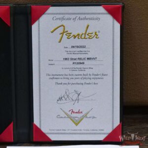 Fender Custom Shop Vincent Van Trigt Masterbuilt 1963 Stratocaster Relic Black Sparkle - Image 12