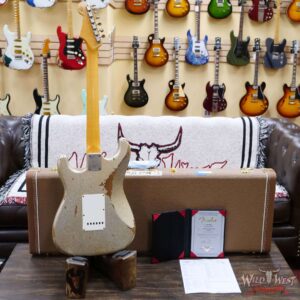 Fender Custom Shop Vincent Van Trigt Masterbuilt 1963 Stratocaster Relic Silver Sparkle - Image 10