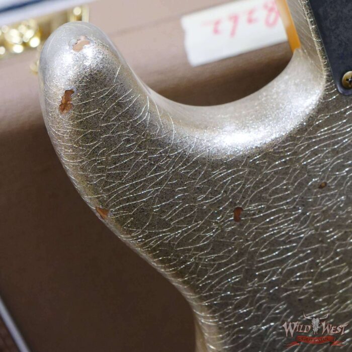 Fender Custom Shop Vincent Van Trigt Masterbuilt 1963 Stratocaster Relic Silver Sparkle - Image 13