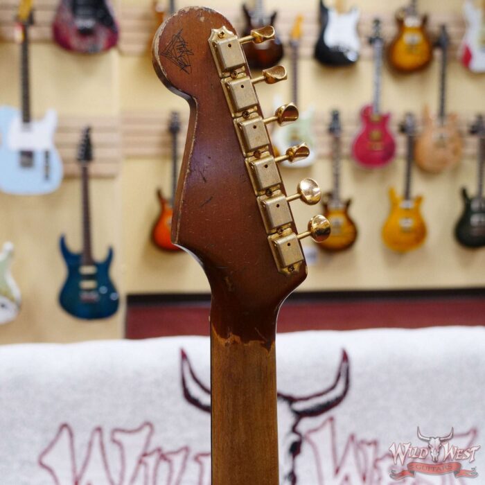 Fender Custom Shop Vincent Van Trigt Masterbuilt 1961 Stratocaster Heavy Relic Black - Image 11