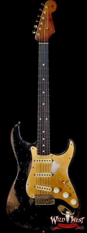 Fender Custom Shop Vincent Van Trigt Masterbuilt 1961 Stratocaster Heavy Relic Black