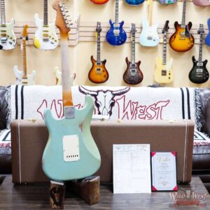 Fender Custom Shop Vincent Van Trigt Masterbuilt 1963 Stratocaster Relic Aged Daphne Blue 7.65 LBS - Image 10