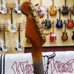 Fender Custom Shop Vincent Van Trigt Masterbuilt 1961 Stratocaster Heavy Relic Black with Gold Hardware - Image 12