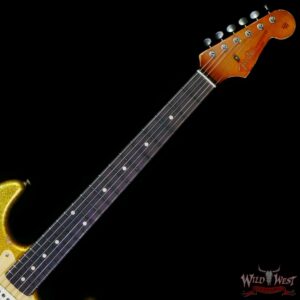 Fender Custom Shop Vincent Van Trigt Masterbuilt 1963 Stratocaster Relic Gold Sparkle - Image 4