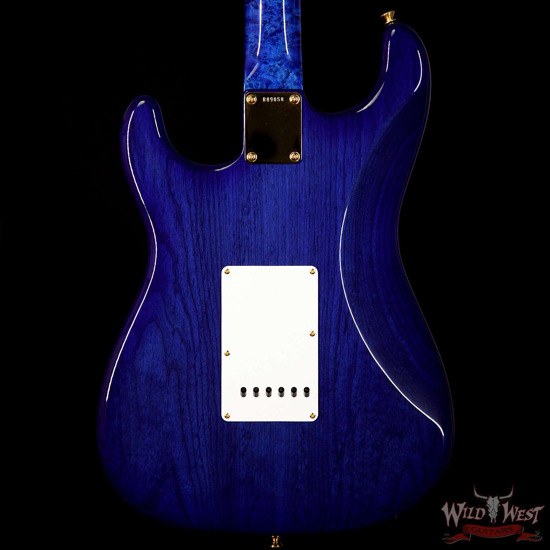 fendercs-mbys-1956stratnos-royalblue-r89058-bb__wwg.jpg Fender Custom Shop Masterbuilt Yuriy Shishkov 1956 Stratocaster NOS Flame Top Birdseye Nk Royal Blue - Image 7