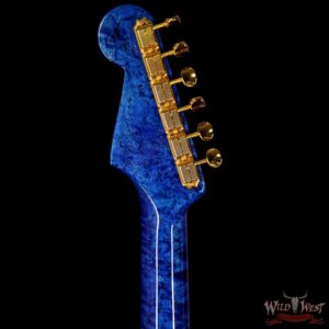 Fender Custom Shop Masterbuilt Yuriy Shishkov 1956 Stratocaster NOS Flame Top Birdseye Nk Royal Blue - Image 10