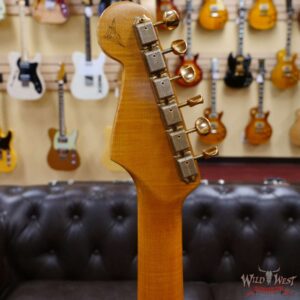 Fender Custom Shop Yuriy Shishkov Masterbuilt 60’s Stratocaster Journeyman Relic Black with Black Pickguard Josefina Hand-Wound Pickups - Image 10