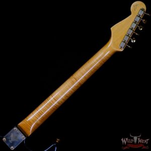 Fender Custom Shop Yuriy Shishkov Masterbuilt 60’s Stratocaster Journeyman Relic Black with Black Pickguard Josefina Hand-Wound Pickups - Image 5