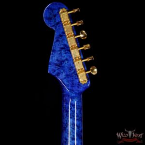 Fender Custom Shop Masterbuilt Yuriy Shishkov 1960 Stratocaster HSS Flame Maple Top AAA Birdseye Neck Royal Blue - Image 10