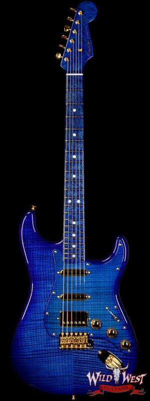 Fender Custom Shop Masterbuilt Yuriy Shishkov 1960 Stratocaster HSS Flame Maple Top AAA Birdseye Neck Royal Blue