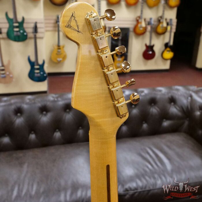 Fender Custom Shop Yuriy Shishkov Masterbuilt 1960 Stratocaster NOS Quilt Maple Top Emerald Green Burst - Image 10