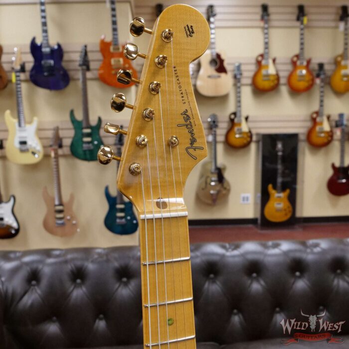 Fender Custom Shop Yuriy Shishkov Masterbuilt 1960 Stratocaster NOS Quilt Maple Top Emerald Green Burst - Image 7