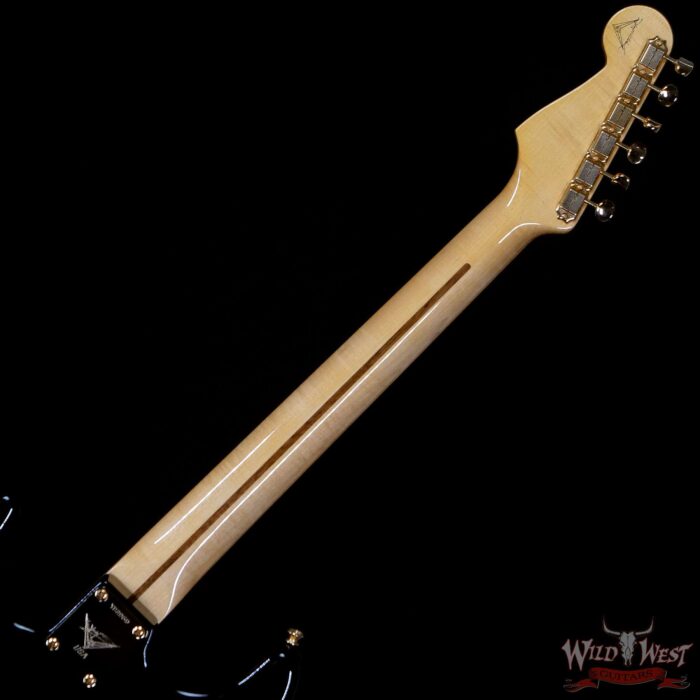 Fender Custom Shop Yuriy Shishkov Masterbuilt 1960 Stratocaster NOS Quilt Maple Top Emerald Green Burst - Image 5