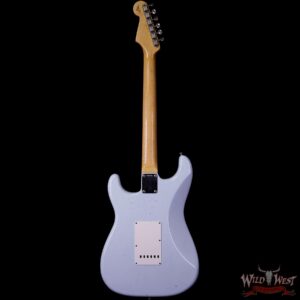 Fender Custom Shop Masterbuilt Yuriy Shishkov 1961 Stratocaster Journeyman Relic Brazilian Rosewood Board Sonic Blue - Image 5