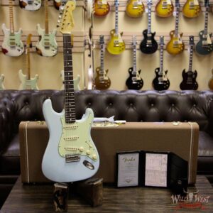 Fender Custom Shop Masterbuilt Yuriy Shishkov 1961 Stratocaster Journeyman Relic Brazilian Rosewood Board Sonic Blue - Image 11