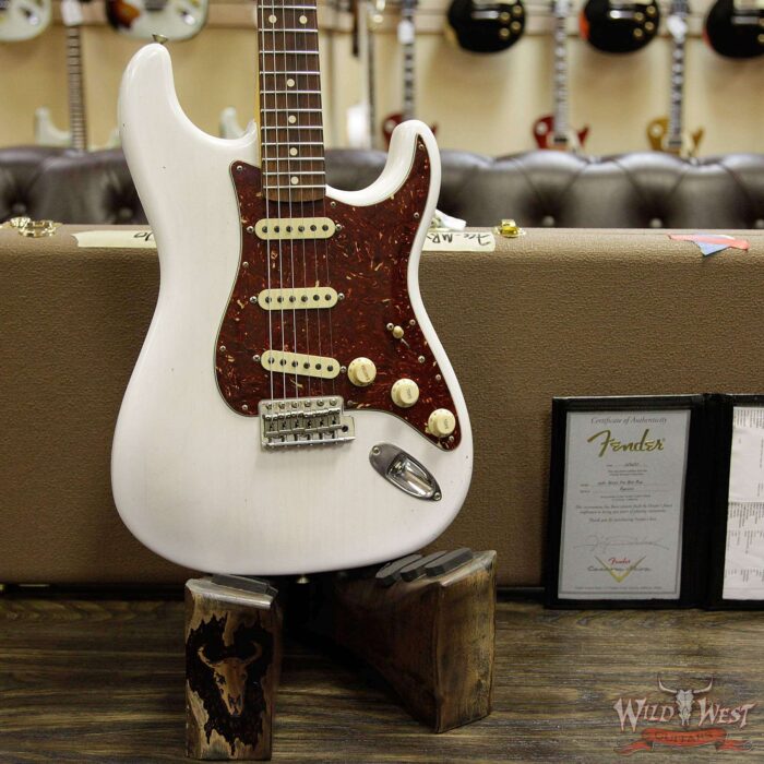 Fender Custom Shop Masterbuilt Yuriy Shishkov 1961 Stratocaster Brazilian Rosewood Board Journeyman Mary Kaye Blonde - Image 12