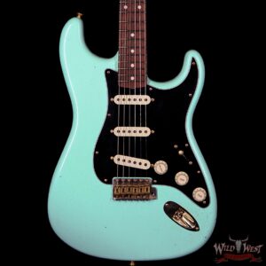 Fender Custom Shop Masterbuilt Yuriy Shishkov 1962 Stratocaster Brazilian Rosewood Journeyman Surf Green - Image 3