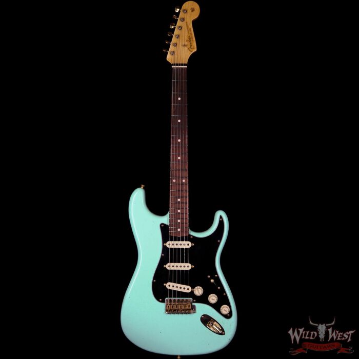 Fender Custom Shop Masterbuilt Yuriy Shishkov 1962 Stratocaster Brazilian Rosewood Journeyman Surf Green - Image 5