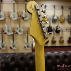 Fender Custom Shop Masterbuilt Yuriy Shishkov 1962 Stratocaster Brazilian Rosewood Fretboard Journeyman Relic Lake Placid Blue - Image 9