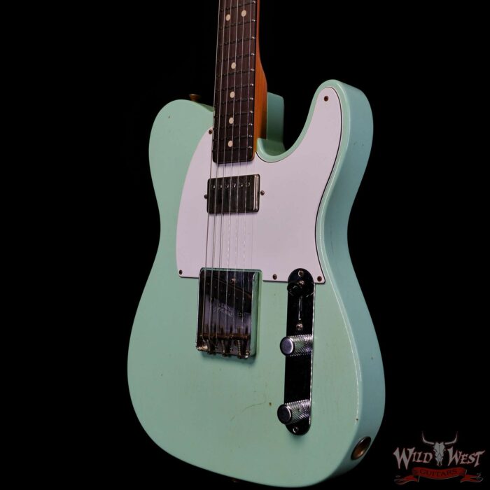 Fender Custom Shop Yuriy Shishkov Masterbuilt 1963 Telecaster HS Josefina Hand-Wound Pickup Journeyman Relic Surf Green - Image 2