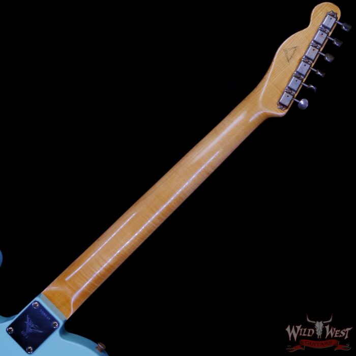 Fender Custom Shop Yuriy Shishkov Masterbuilt 1963 Telecaster HS Josefina Hand-Wound Pickup Journeyman Relic Surf Green - Image 5