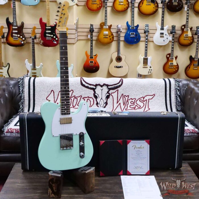 Fender Custom Shop Yuriy Shishkov Masterbuilt 1963 Telecaster HS Josefina Hand-Wound Pickup Journeyman Relic Surf Green - Image 6