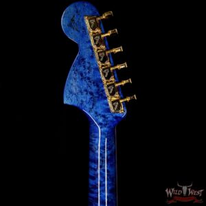 Fender Custom Shop Masterbuilt Yuriy Shishkov 1969 Stratocaster NOS Flame Top Birdseye Nk Royal Blue - Image 10