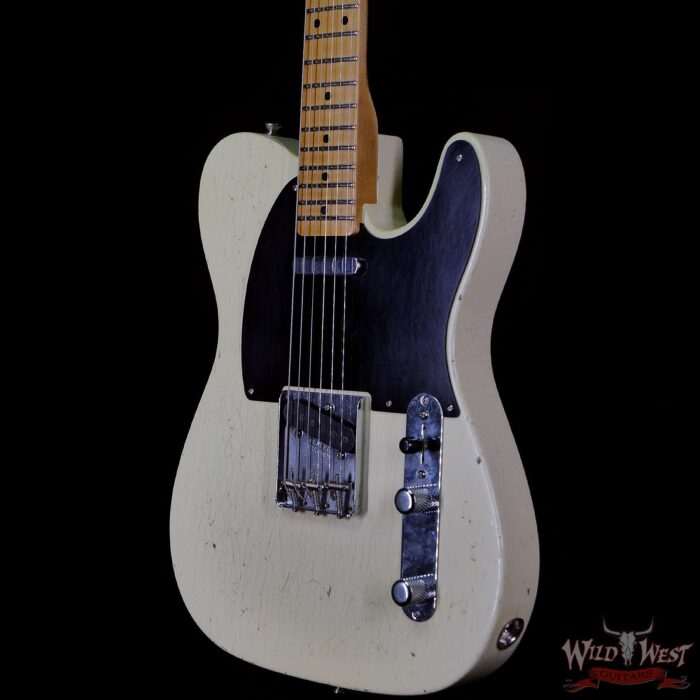 Fender Custom Shop Yuriy Shishkov Masterbuilt 50’s Telecaster Josefina Hand-Wound Pickups Closet Classic Vintage White - Image 2