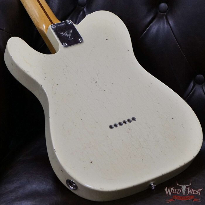 Fender Custom Shop Yuriy Shishkov Masterbuilt 50’s Telecaster Josefina Hand-Wound Pickups Closet Classic Vintage White - Image 11