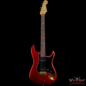 Fender Custom Shop Yuriy Shishkov Masterbuilt 60s Stratocaster HH Hardtail Journeyman Relic Candy Apple Red - Image 3