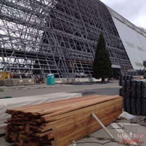 Fender Custom Shop Yuriy Shishkov Masterbuilt Airfield Stratocaster Closet Classic Reclaimed Redwood from Hangar One Zeppelin Storage - Image 17