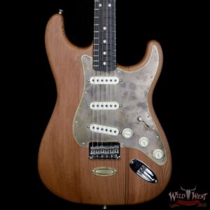 Fender Custom Shop Yuriy Shishkov Masterbuilt Airfield Stratocaster Closet Classic Reclaimed Redwood from Hangar One Zeppelin Storage - Image 3