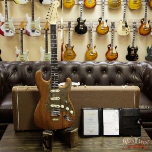 Fender Custom Shop Yuriy Shishkov Masterbuilt Airfield Stratocaster Closet Classic Reclaimed Redwood from Hangar One Zeppelin Storage - Image 11