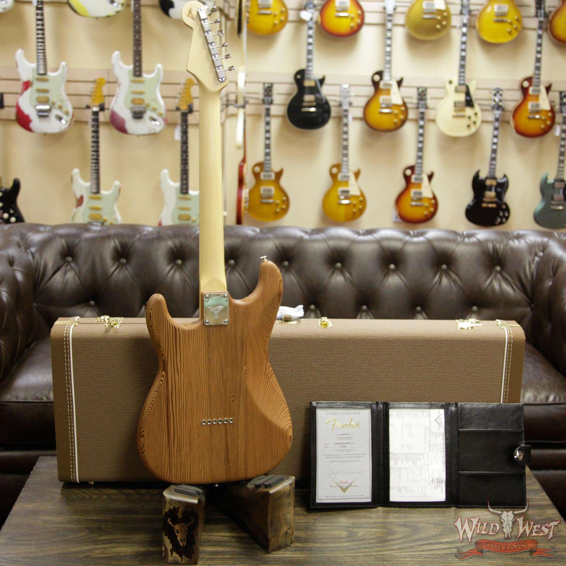 fendercs-mbys-airfieldstratcc-ys2867-d3__wwg.jpg Fender Custom Shop Yuriy Shishkov Masterbuilt Airfield Stratocaster Closet Classic Reclaimed Redwood from Hangar One Zeppelin Storage - Image 13