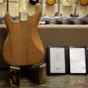 Fender Custom Shop Yuriy Shishkov Masterbuilt Airfield Stratocaster Closet Classic Reclaimed Redwood from Hangar One Zeppelin Storage - Image 14