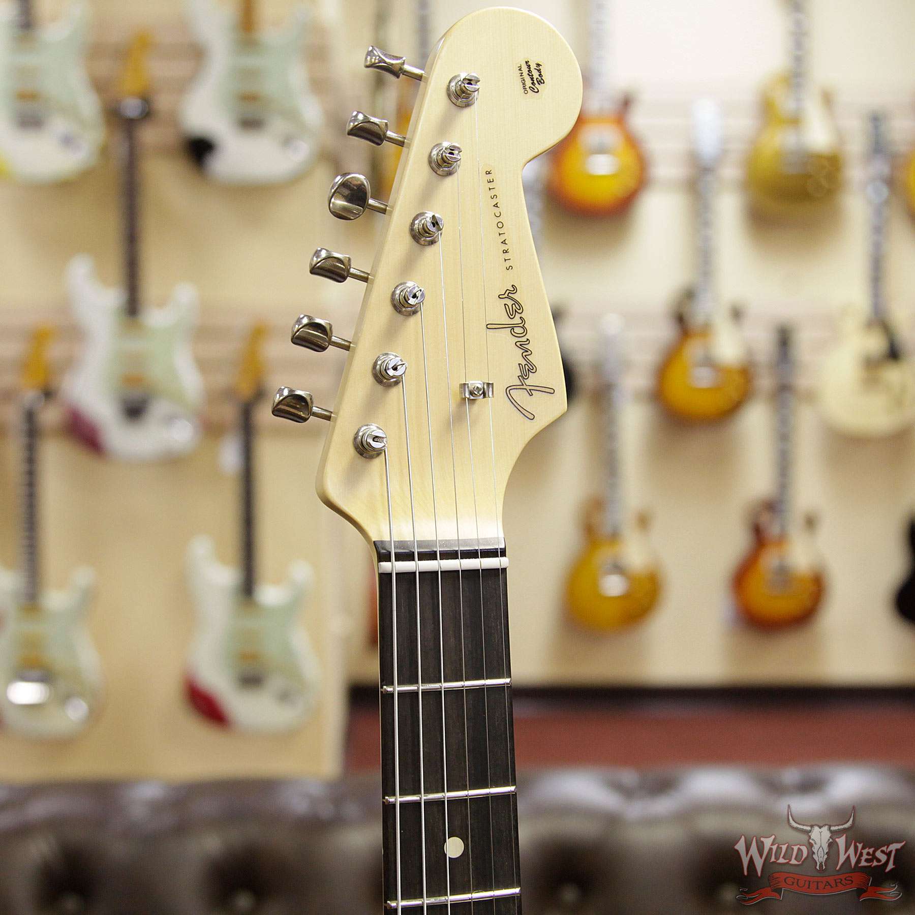 fendercs-mbys-airfieldstratcc-ys2867-hf__wwg.jpg Fender Custom Shop Yuriy Shishkov Masterbuilt Airfield Stratocaster Closet Classic Reclaimed Redwood from Hangar One Zeppelin Storage - Image 7