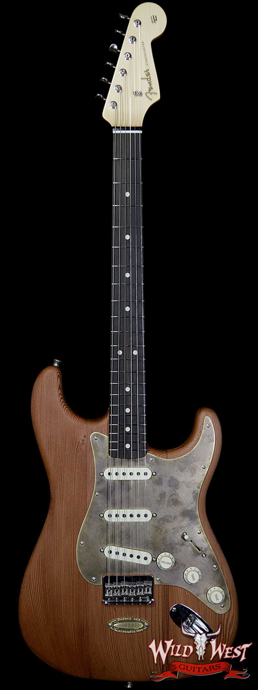 fendercs-mbys-airfieldstratcc-ys2867-main__wwg_large.jpg Fender Custom Shop Yuriy Shishkov Masterbuilt Airfield Stratocaster Closet Classic Reclaimed Redwood from Hangar One Zeppelin Storage - Image 1