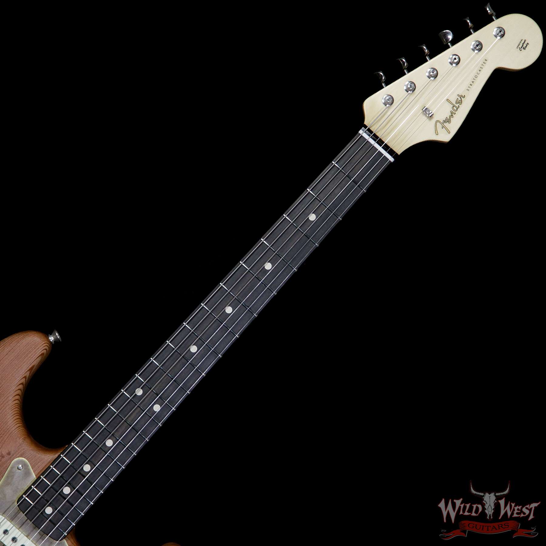 fendercs-mbys-airfieldstratcc-ys2867-nf__wwg.jpg Fender Custom Shop Yuriy Shishkov Masterbuilt Airfield Stratocaster Closet Classic Reclaimed Redwood from Hangar One Zeppelin Storage - Image 8