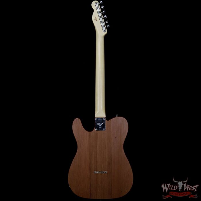 Fender Custom Shop Yuriy Shishkov Masterbuilt Airfield Telecaster Closet Classic Reclaimed Redwood from Hangar One Zeppelin Storage - Image 5