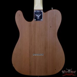 Fender Custom Shop Yuriy Shishkov Masterbuilt Airfield Telecaster Closet Classic Reclaimed Redwood from Hangar One Zeppelin Storage - Image 6