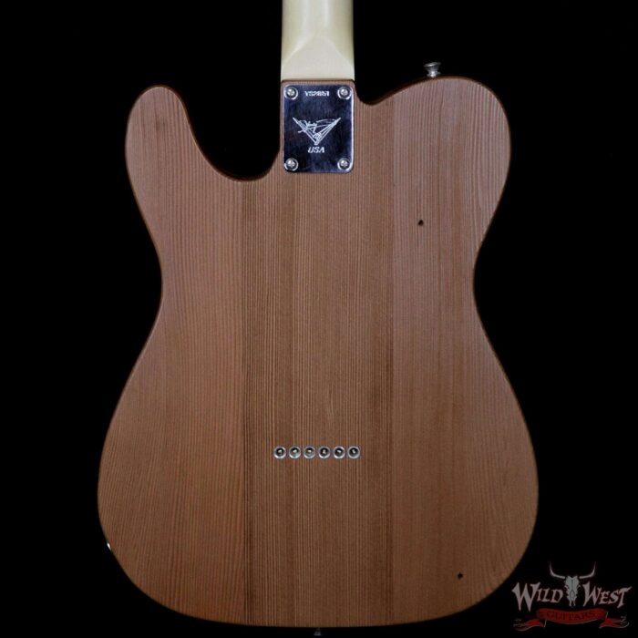 Fender Custom Shop Yuriy Shishkov Masterbuilt Airfield Telecaster Closet Classic Reclaimed Redwood from Hangar One Zeppelin Storage - Image 6