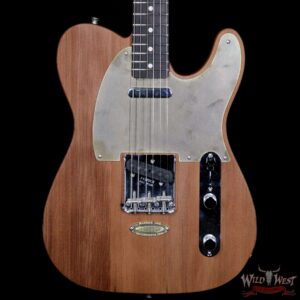 Fender Custom Shop Yuriy Shishkov Masterbuilt Airfield Telecaster Closet Classic Reclaimed Redwood from Hangar One Zeppelin Storage - Image 3